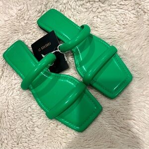 Forever 21 Green Sandals 💚